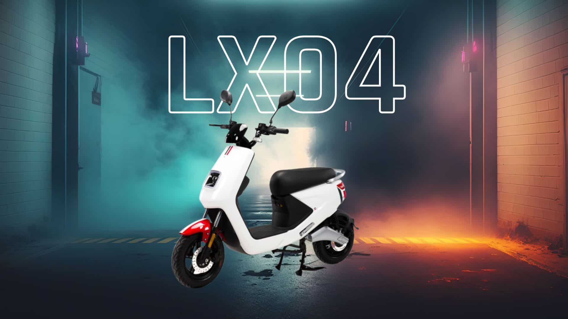 LX04 från LV Scooter. El moped klass 1. Billig och prisvärd med många funktioner.