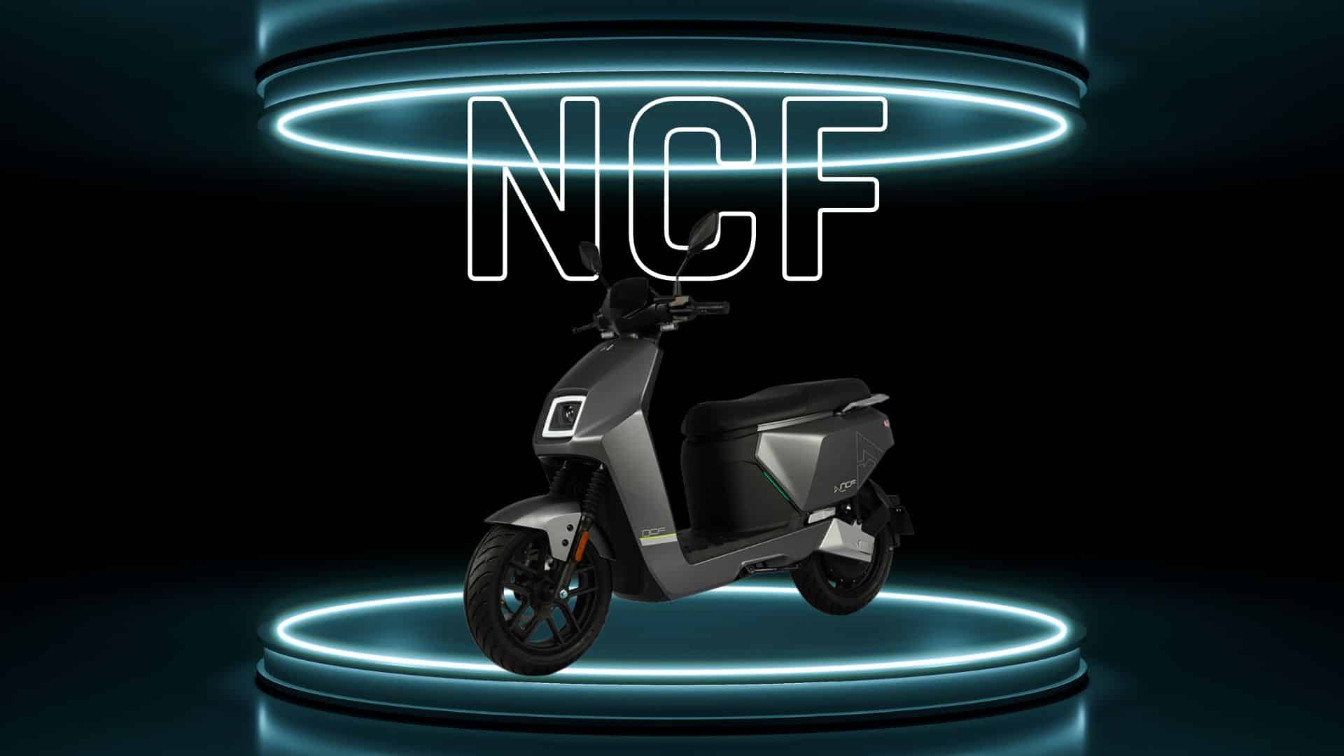 NCF från LV Scooter. Elmoped med kördata i LVNENG app för mobil.